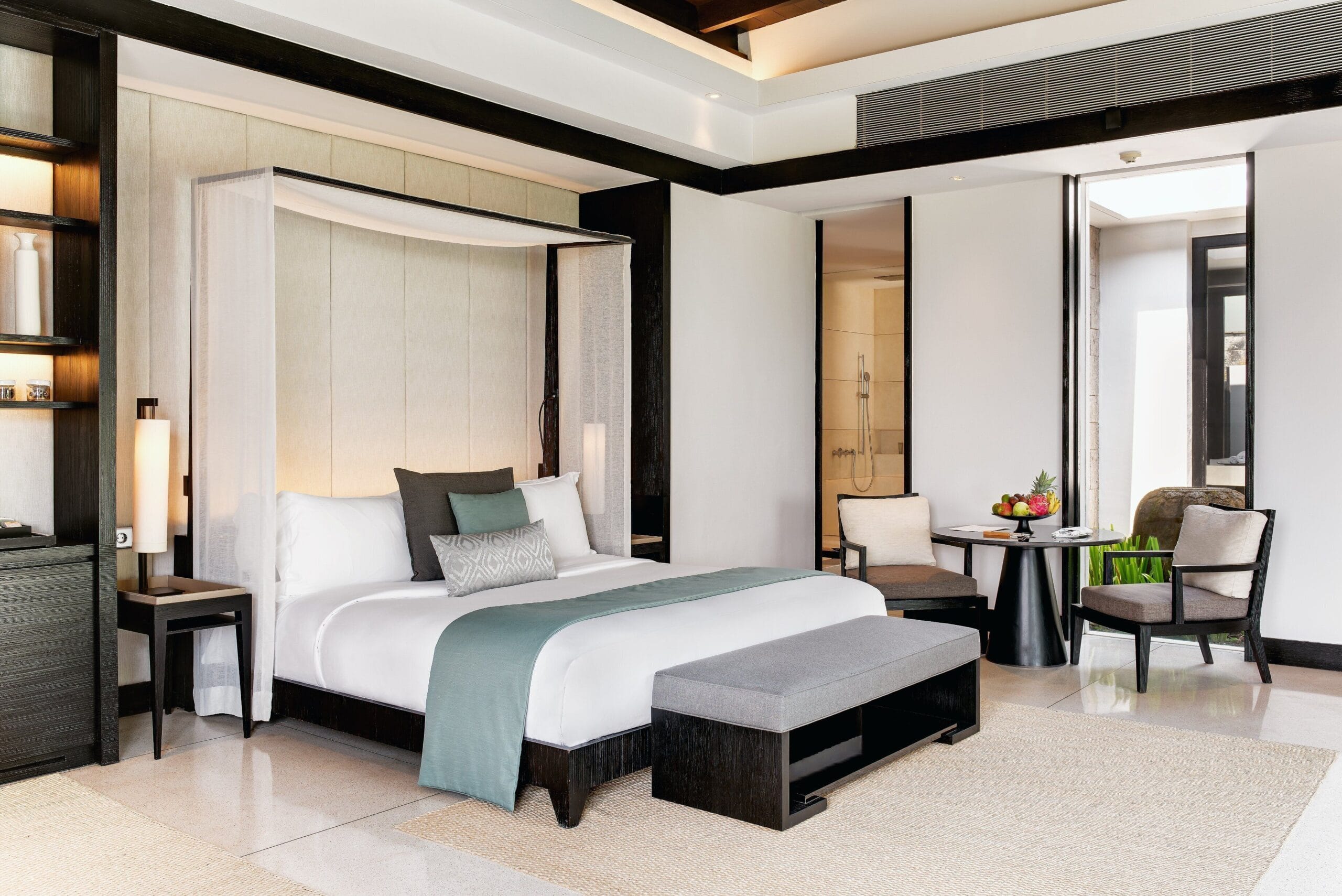 Soori Bali private pool villa with contemporary stone architecture