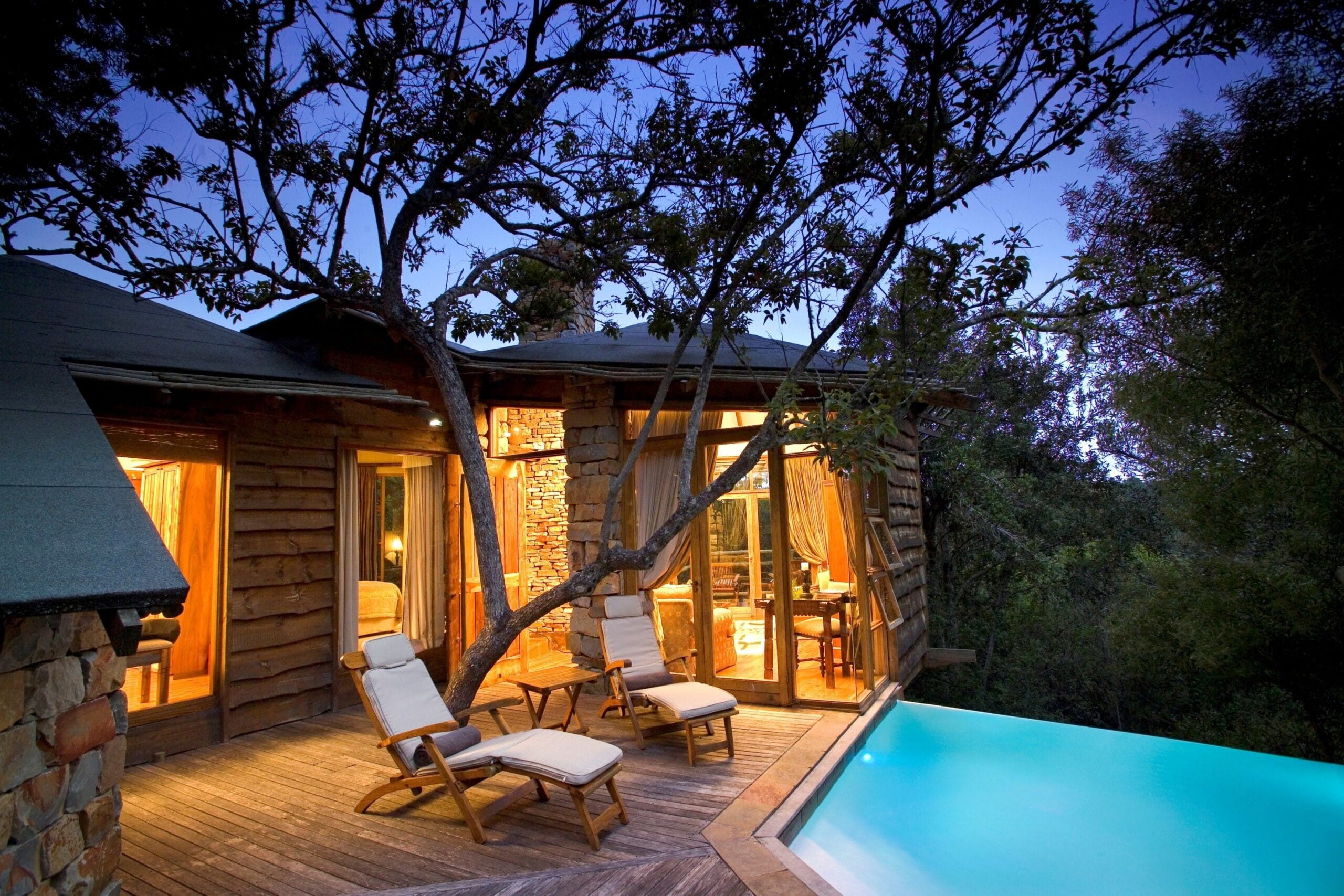 Luxury treehouse hotel