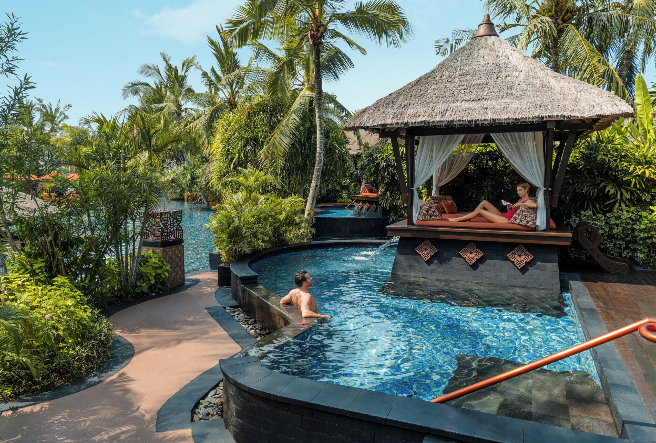 Bali private pool villa with saltwater lagoon access at The St. Regis Bali Resort in Nusa Dua
