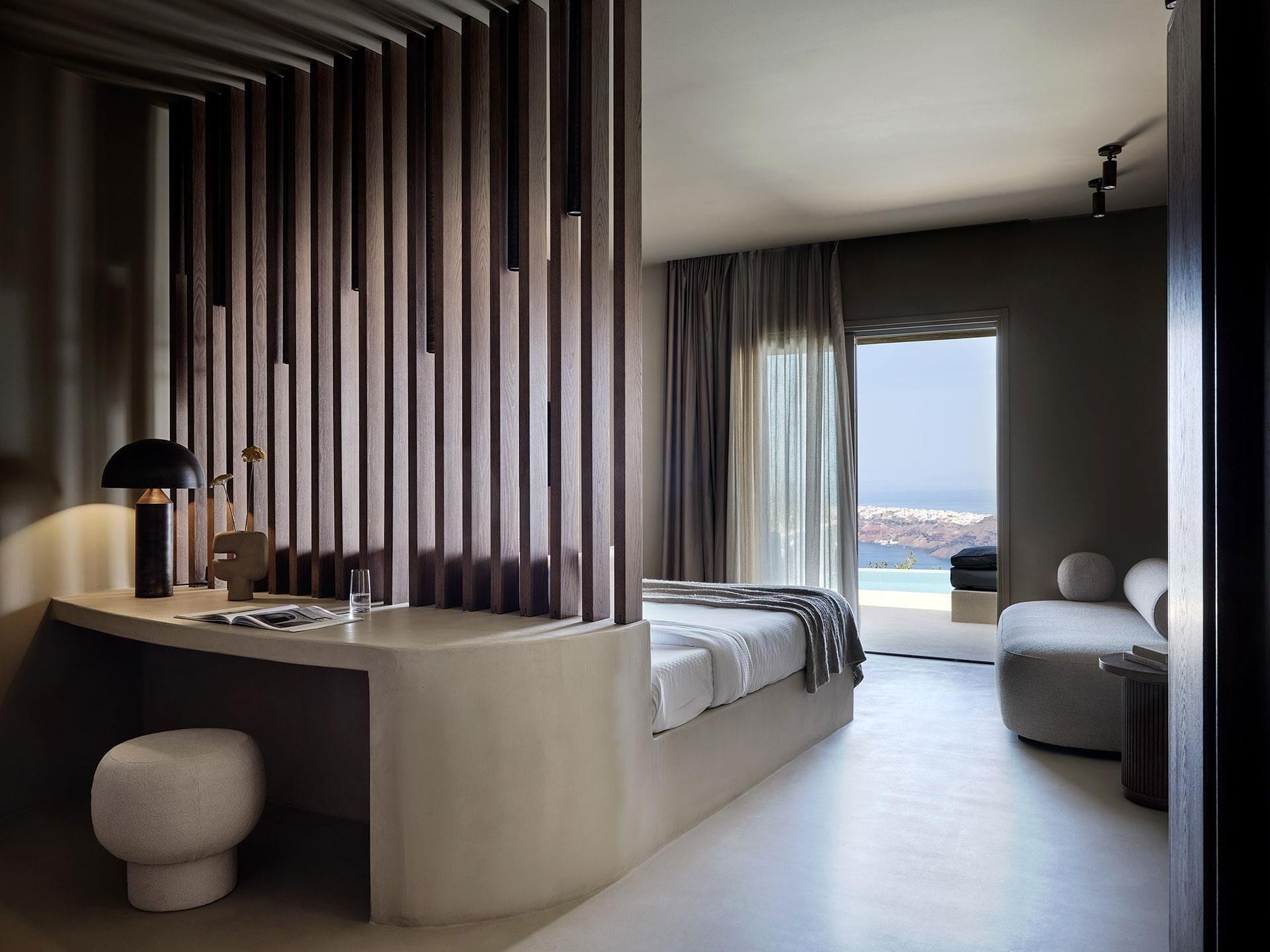Andronis Concept luxury suite with its own private pool and caldera view