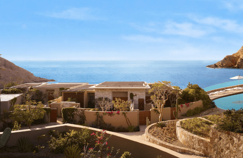 Oceanfront luxury villas overlooking Santa Maria Bay at Montage Los Cabos