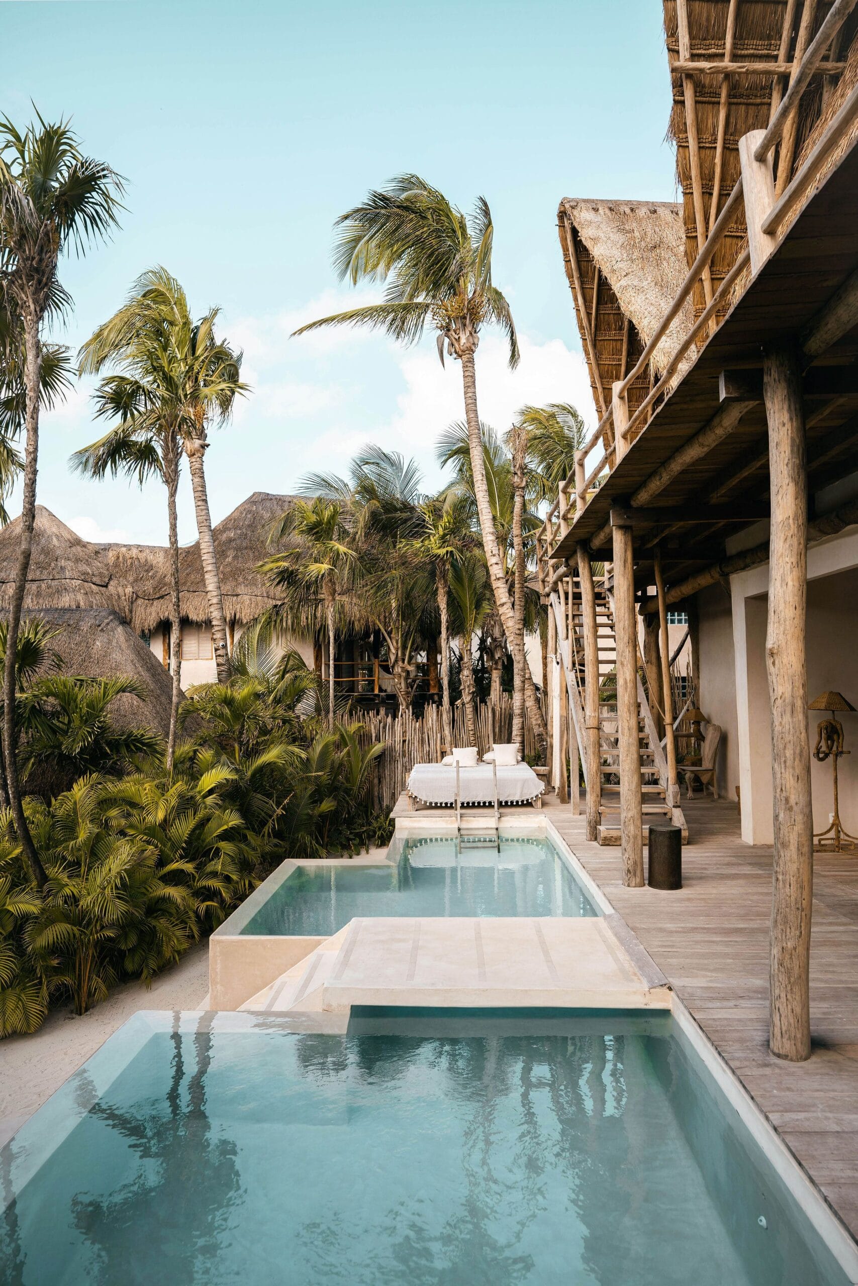 Private plunge-pool suite terrace at La Valise Tulum, South Tulum, Mexico