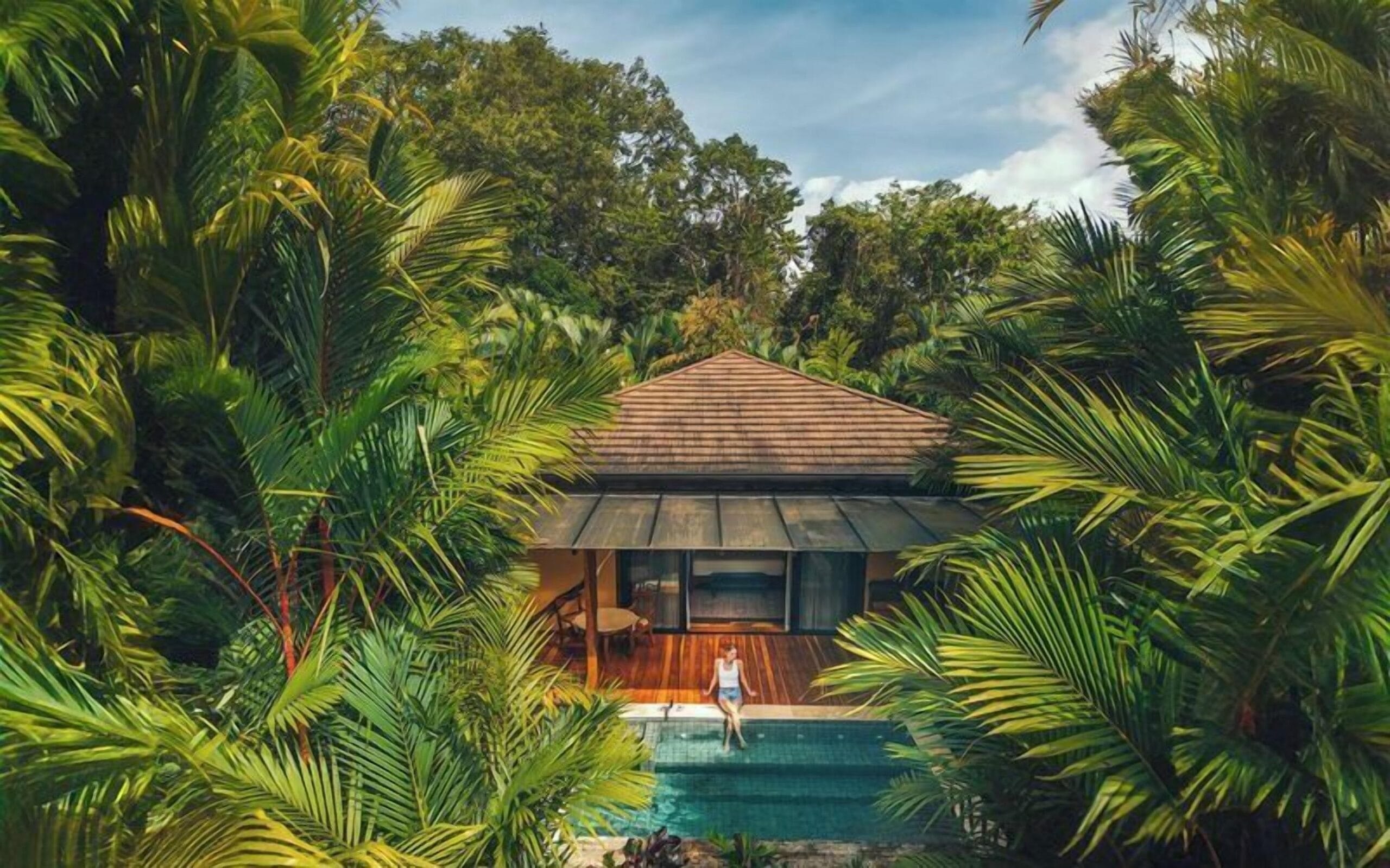 Private rainforest villa surrounded by greenery at Nayara Springs, Costa Rica