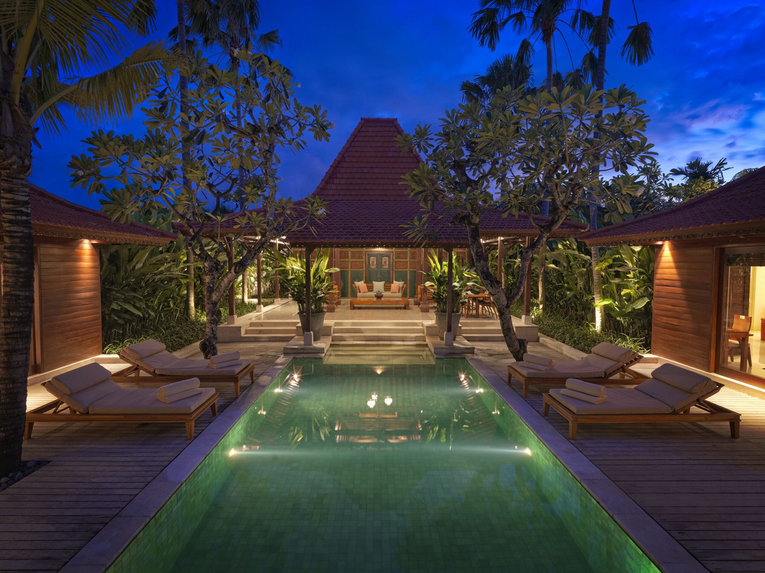 Private pool in a walled garden villa at The Club by The Legian, Seminyak, Bali